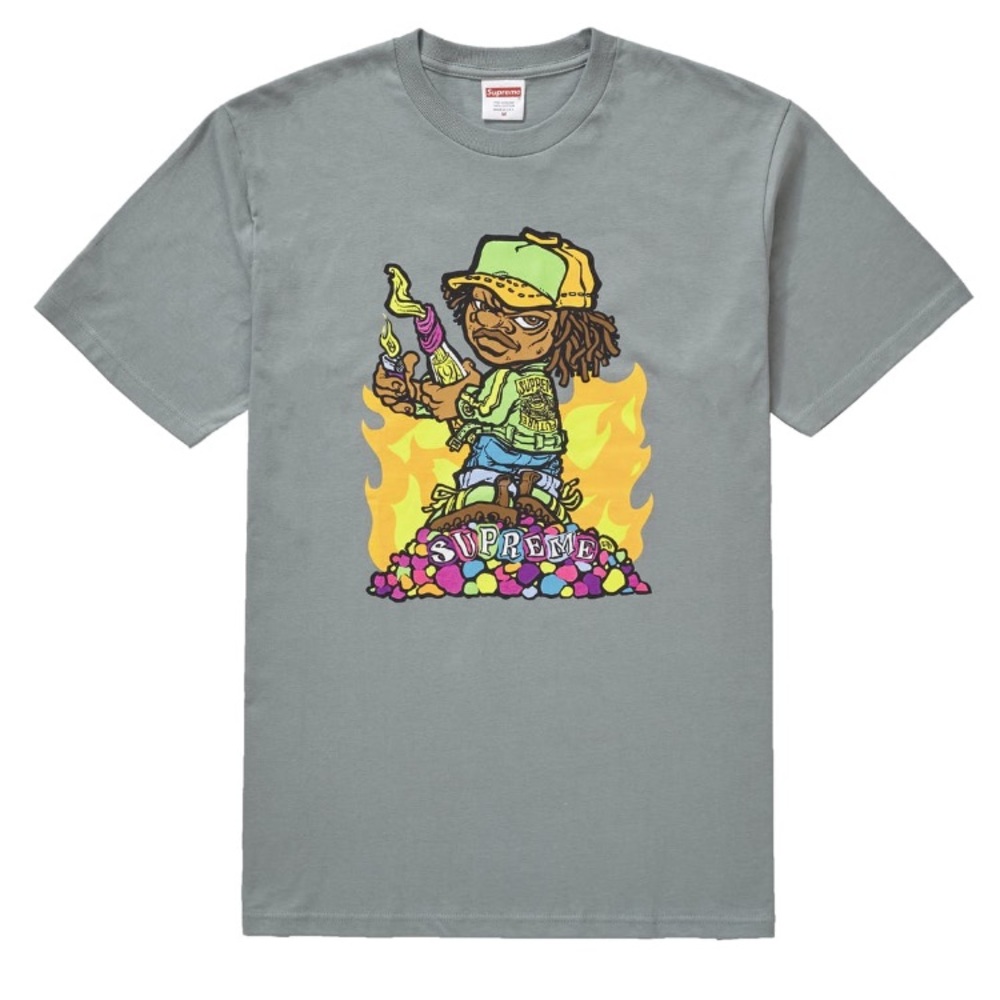 SOLD——-Supreme ‘Molotov Kid’ Tee